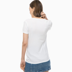 Tommy Hilfiger dámske biele tričko Lizzy - L (100)