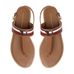 Tommy Hilfiger dámske hnedé sandále - 41 (GU9)