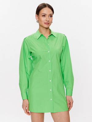 Tommy Hilfiger dámske zelené košeľové šaty - 34 (LWY)