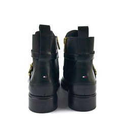 Tommy Hilfiger dámske čierne členkové čižmy - 36 (990)