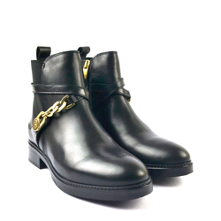 Tommy Hilfiger dámske čierne členkové čižmy - 36 (990)