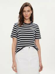 Tommy Hilfiger dámske pruhované tričko - XS (0A7)
