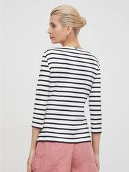 Tommy Hilfiger dámske pruhované tričko  - XS (0BF)