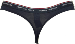 Tommy Hilfiger dámske tangá 3pack Essentials - L (386)