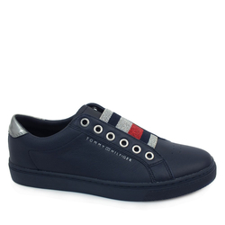 Tommy Hilfiger dámske tmavomodré tenisky Elastic