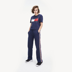 Tommy Hilfiger dámske tmavomodré tričko Tommy - XS (CBK)