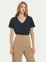 Tommy Hilfiger dámske tmavo modré tričko - XXS (DW5)