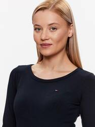 Tommy Hilfiger dámske modré tričko - M (DW5)