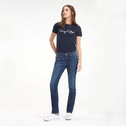 Tommy Hilfiger dámske tmavomodré tričko Graphic - S (403)
