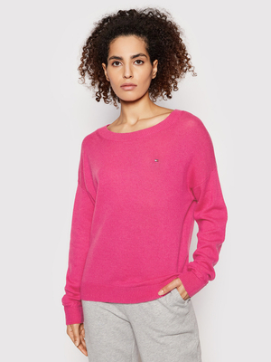 Tommy Hilfiger dámsky ružový sveter - L (TZO)