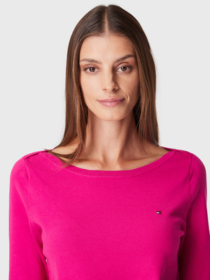 Tommy Hilfiger dámsky ružový sveter - XS (TZO)