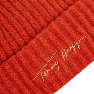 Tommy Hilfiger dámska oranžová čiapka - OS (SG4)