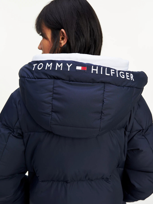 Tommy Hilfiger dámska tmavomodrá bunda ESS SORONA - S (DW5)