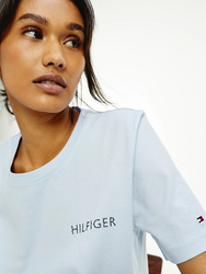 Tommy Hilfiger dámske bledomodré tričko - S (C1O)