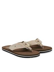 Tommy Hilfiger pánske béžové žabky - 41 (AEG)