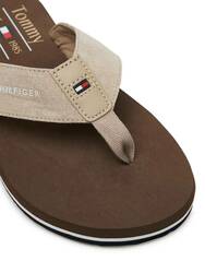 Tommy Hilfiger pánske béžové žabky - 41 (AEG)