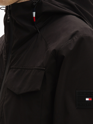 Tommy Hilfiger pánska čierna bunda - XL (BDS)