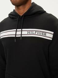Tommy Hilfiger pánska čierna mikina - S (BDS)