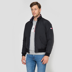 Tommy Hilfiger pánska čierno modrá obojstranná bunda Harrington