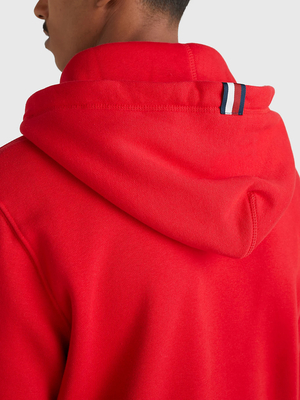 Tommy Hilfiger pánska červená mikina - XL (XLG)