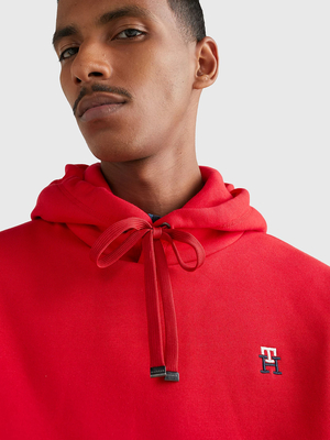 Tommy Hilfiger pánska červená mikina - XL (XLG)