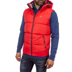 Tommy Hilfiger pánske červené zateplená vesta Gilet