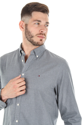 Tommy Hilfiger pánska šedá košeľa Heather - L (902)