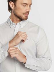 Tommy Hilfiger pánska biela košeľa  - XXL (0K4)