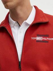 Tommy Hilfiger pánska tehlová mikina - L (XNN)