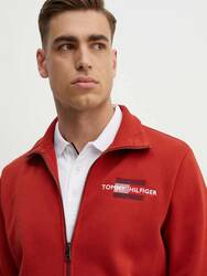 Tommy Hilfiger pánska tehlová mikina - M (XNN)