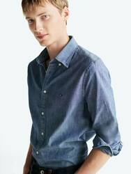 Tommy Hilfiger pánska modrá košeľa  - S (1CD)