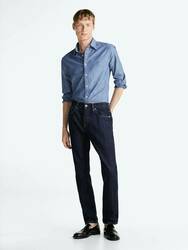 Tommy Hilfiger pánska modrá košeľa  - S (1CD)