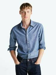 Tommy Hilfiger pánska modrá košeľa  - S (1CD)