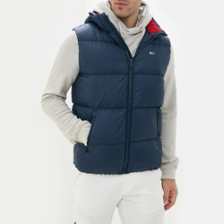 Tommy Hilfiger pánska tmavomodrá zateplená vesta Gilet