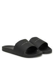 Tommy Hilfiger pánske čierne šľapky - 41 (BDS)