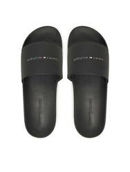 Tommy Hilfiger pánske čierne šľapky - 41 (BDS)