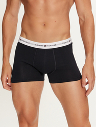 Tommy Hilfiger pánske čierne boxerky 3 pack - L (0W3)