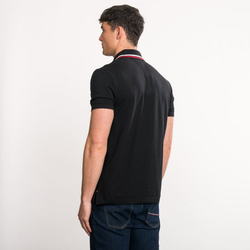 Tommy Hilfiger pánske čierne polo tričko Iconic - M (BDS)