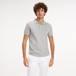 Tommy Hilfiger pánske šedé polo Global - L (501)