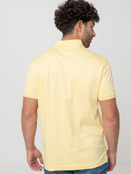 Tommy Hilfiger pánske žlté polo tričko - L (ZF0)