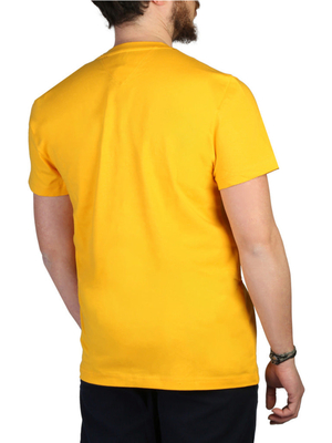 Tommy Hilfiger pánske horčicovej tričko Logo - L (ZEW)