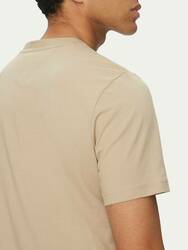 Tommy Hilfiger pánske béžové tričko Flag - L (RBT)