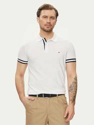 Tommy Hilfiger pánske biele polo tričko - XXL (YBR)