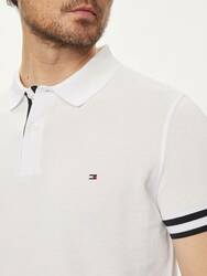 Tommy Hilfiger pánske biele polo tričko - XXL (YBR)