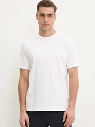 Tommy Hilfiger pánske biele tričko  - S (YBR)