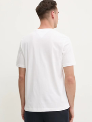 Tommy Hilfiger pánske biele tričko  - S (YBR)
