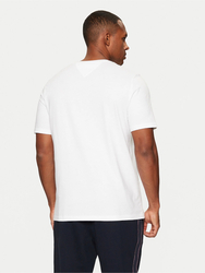Tommy Hilfiger pánske biele tričko - M (YBR)