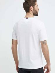 Tommy Hilfiger pánske biele tričko - XL (YBR)