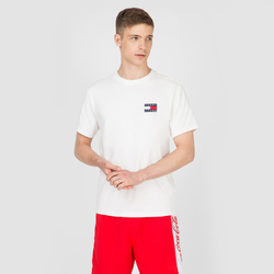 Tommy Hilfiger pánske biele tričko Coca Cola Repeat