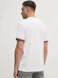 Tommy Hilfiger pánske biele tričko Global - L (YBR)